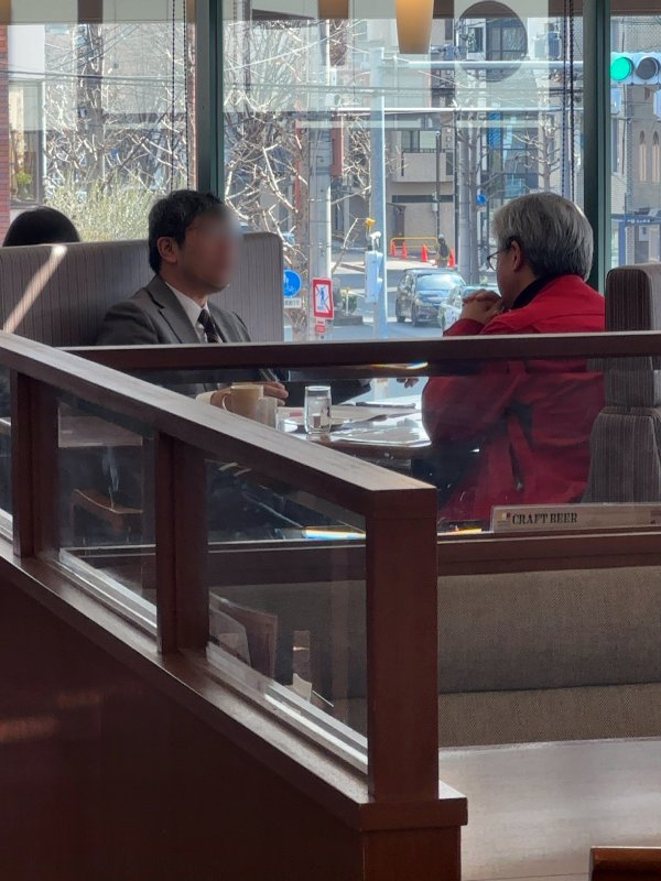 打合せ中