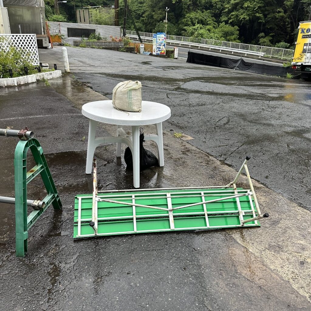 一応台風対策したでぇ～～！